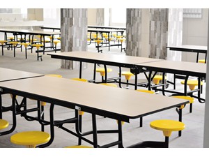 Cafeteria Folding Tables used in Wadda Gurudwara Sahib Penang dining hall