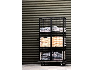 Caged Linen Trolley side profile
