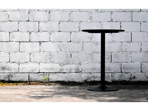 Cocktail Table used outdoors in shaded area